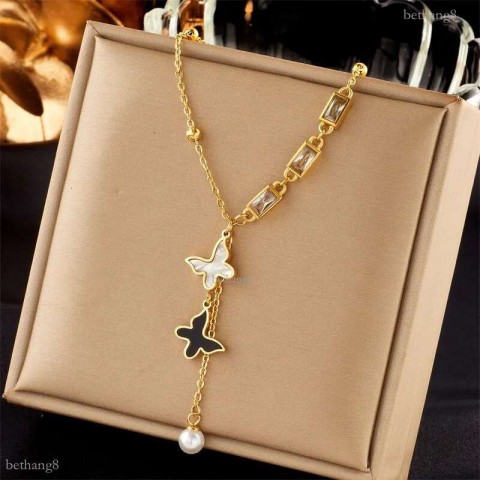 Jesus Cross 18k Gold Plated Pendant Necklace for Women