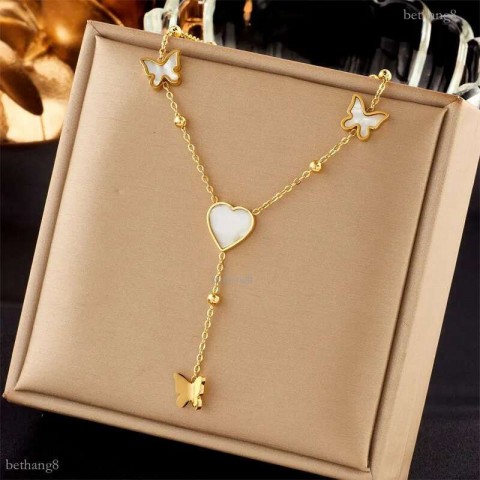 Jesus Cross 18k Gold Plated Pendant Necklace for Women