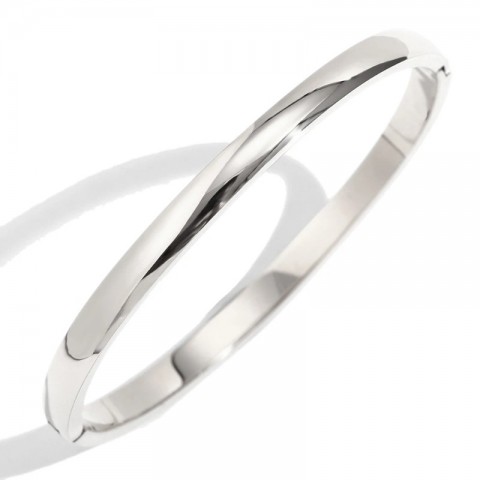 Bangle MamacitaSlay Women's Titanium Gold Plated Bracelet 4mm-8mm