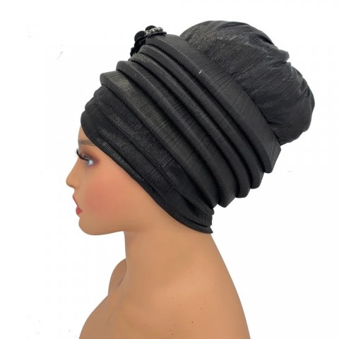 Nigerian Diamond Flower Gel Headband for Women 2024