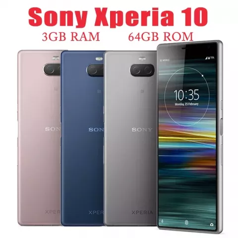 Sony Xperia 10 I3113 I4113 Unlocked Phone with 6.0" Screen & 13MP Camera