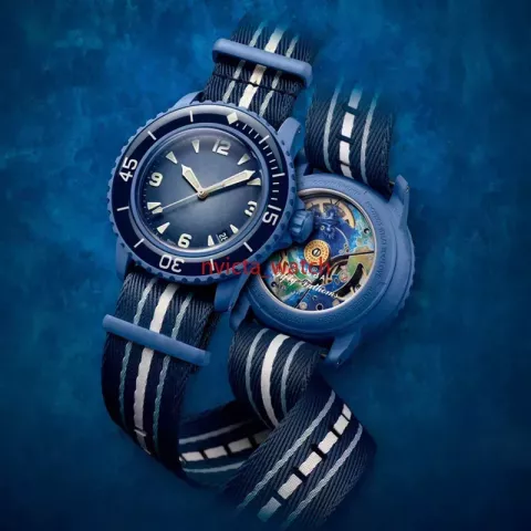 Ocean Watch Unisex Bioceramic Automatic Quartz Watch - 42mm Round Dial
