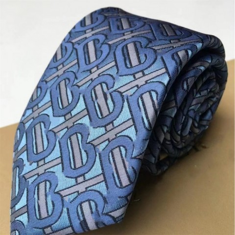 Brand Luxury Silk Mens Necktie, Narrow Jacquard Design, Multi-Color Letter Print, Perfect for Weddings & Business