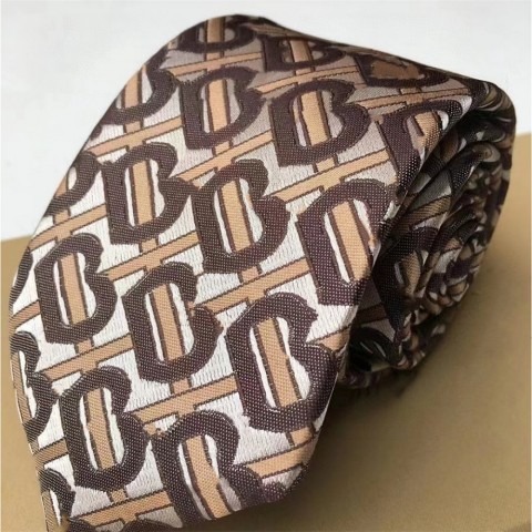 Brand Luxury Silk Mens Necktie, Narrow Jacquard Design, Multi-Color Letter Print, Perfect for Weddings & Business