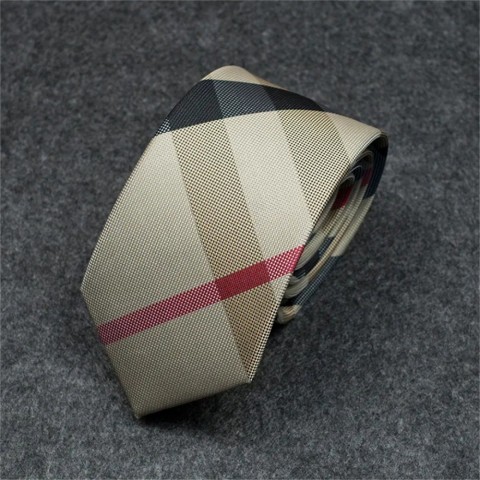Brand Luxury Silk Mens Necktie, Narrow Jacquard Design, Multi-Color Letter Print, Perfect for Weddings & Business