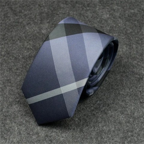 Brand Luxury Silk Mens Necktie, Narrow Jacquard Design, Multi-Color Letter Print, Perfect for Weddings & Business