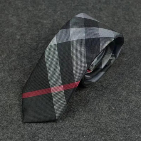 Brand Luxury Silk Mens Necktie, Narrow Jacquard Design, Multi-Color Letter Print, Perfect for Weddings & Business