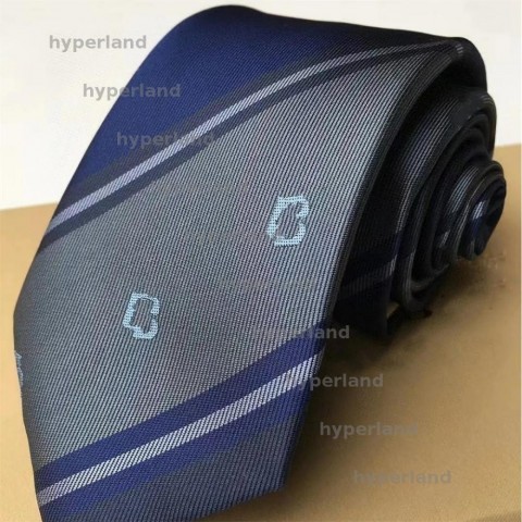 Brand Luxury Silk Mens Necktie, Narrow Jacquard Design, Multi-Color Letter Print, Perfect for Weddings & Business