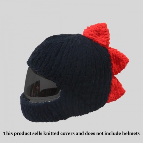 Cute Women's Outdoor Ski Hat - Coarse Velvet Knitted Helmet