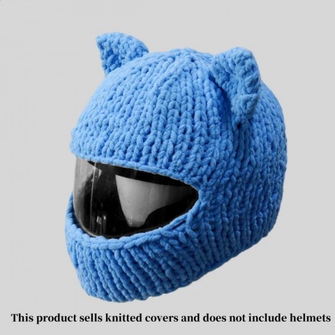 Cute Women's Outdoor Ski Hat - Coarse Velvet Knitted Helmet