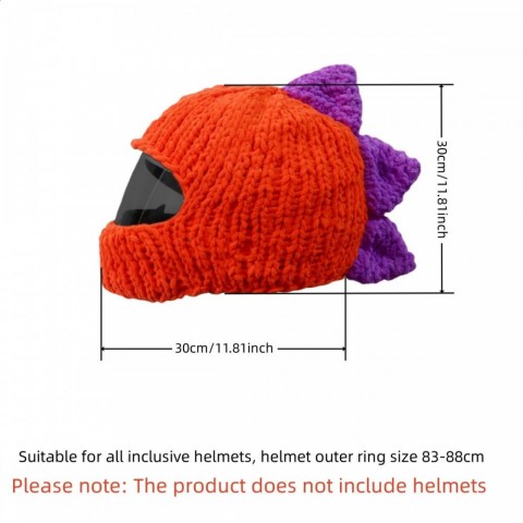 Cute Women's Outdoor Ski Hat - Coarse Velvet Knitted Helmet