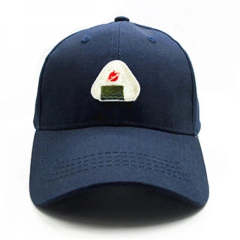 Ball Caps Rice Balls Design Unisex Adjustable Snapback Hats for Men Women