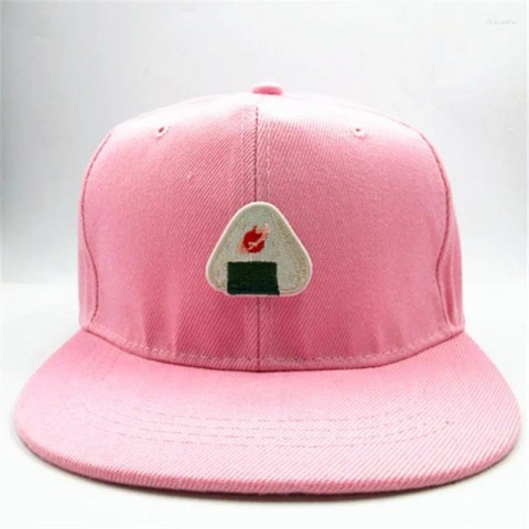Ball Caps Rice Balls Design Unisex Adjustable Snapback Hats for Men Women