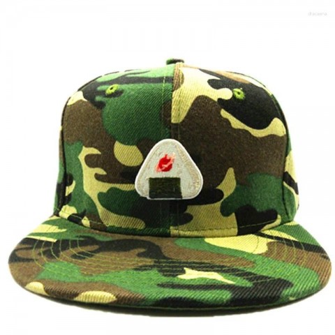 Ball Caps Rice Balls Design Unisex Adjustable Snapback Hats for Men Women