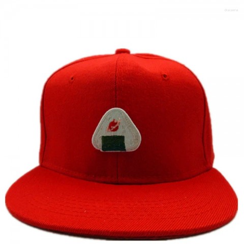 Ball Caps Rice Balls Design Unisex Adjustable Snapback Hats for Men Women