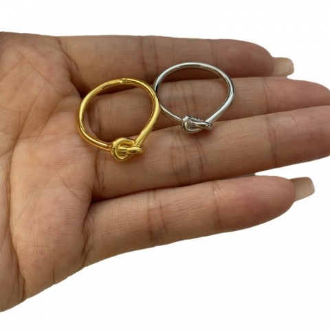 Designer Women Knot Band Rings Size 6-8 Elegant Gift for Engagement Birthday Party