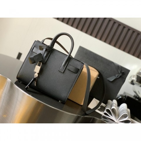 Luxury Women's Designer Shoulder Bag - Togo Leather, Gold/Silver Buckle, Classic Flap Design, Baby Size 32cm