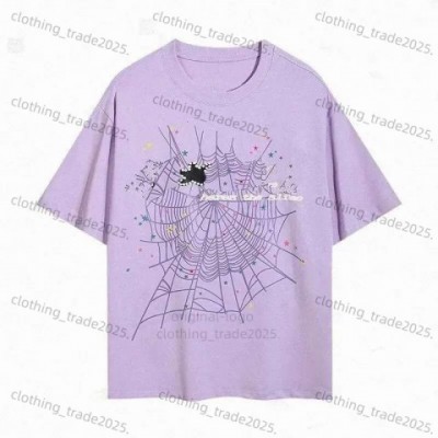 Designer Men's Breathable Cotton Spider Print T-Shirt