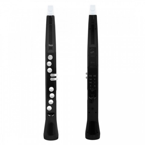 IRIN Black USB Rechargeable Electric Saxophone with Blowpipe Flute Technique