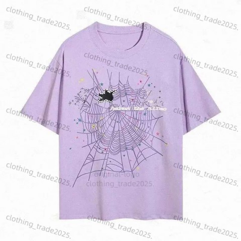 Designer Men's Breathable Cotton Spider Print T-Shirt