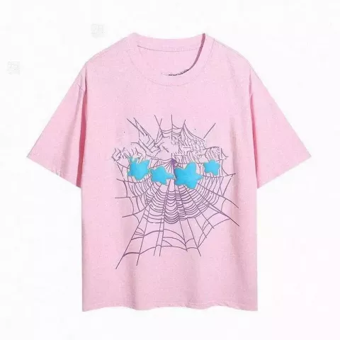 Designer Men's Breathable Cotton Spider Print T-Shirt