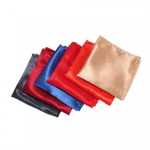 Adult Fashion Cotton Handkerchiefs - Solid Color Men's Business Pockets Hankies 20cm
