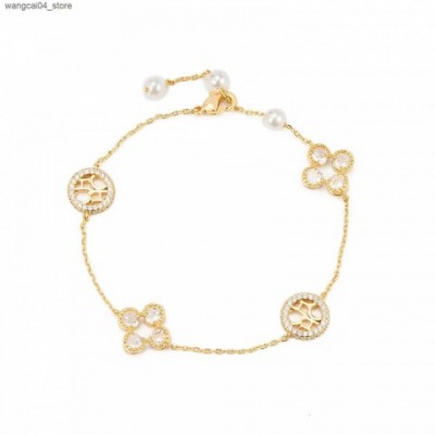Luxury Adjustable Gold Plated Charm Bracelet for Women - Retro Style Home Accessories