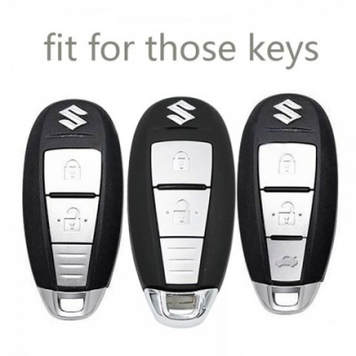 Transparent TPU Key Cover for Suzuki S-Cross SX4 2022 Vitara Swift Ignis Kizashi Baleno Ertiga