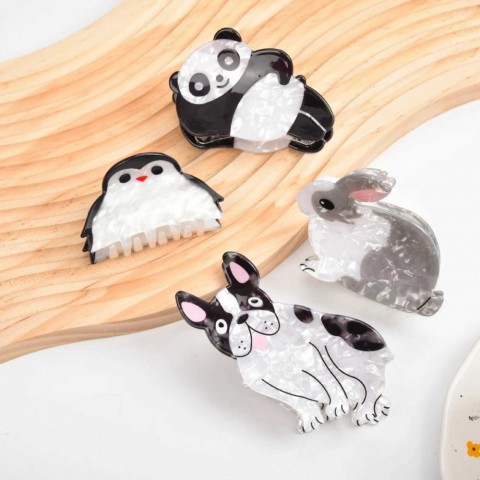 YHJ Cute Animal Clamps - Koala, Rabbit, Panda Hair Clips for Women