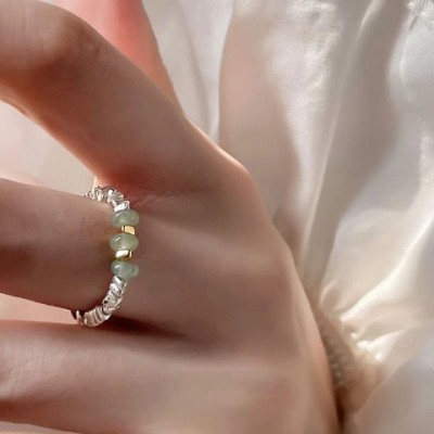 Adjustable Korean Cluster Rings for Women