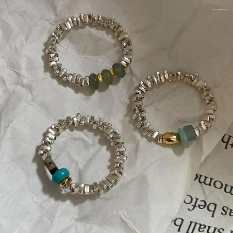 Adjustable Korean Cluster Rings for Women