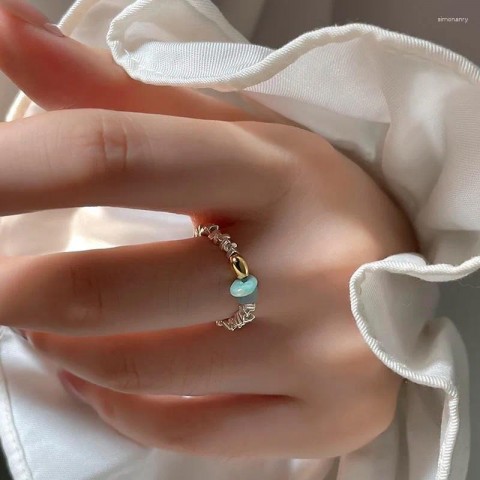 Adjustable Korean Cluster Rings for Women