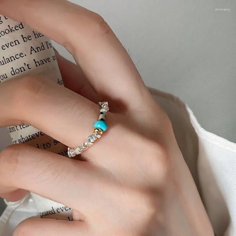 Adjustable Korean Cluster Rings for Women