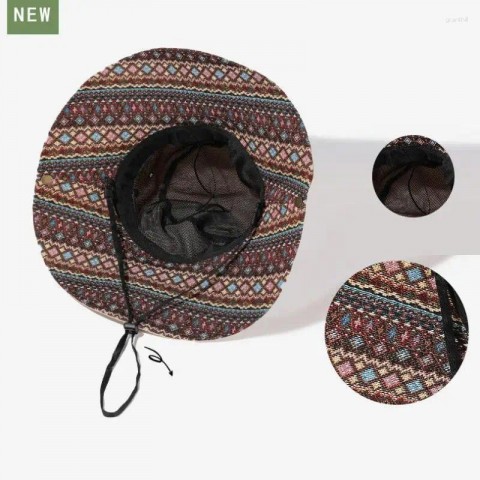 Beret Summer Bucket Hat for Women - Wide Brim Sun Protection