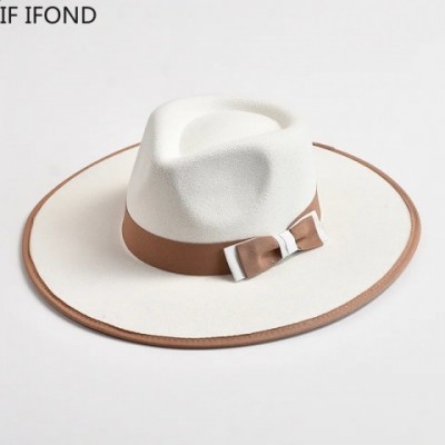 Elegant Brown Silk Fedora Hat for Men - Stylish 9.5cm Brim
