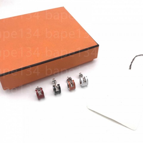 Stud Earrings for Women, Luxury Brand Letter Studs, Multi-Color Gift for Weddings