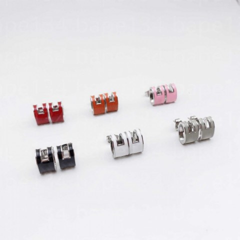 Stud Earrings for Women, Luxury Brand Letter Studs, Multi-Color Gift for Weddings