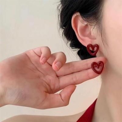 Unisex Multicolor Rose Gold Casual Earrings, Lightweight Designer Studs for Men