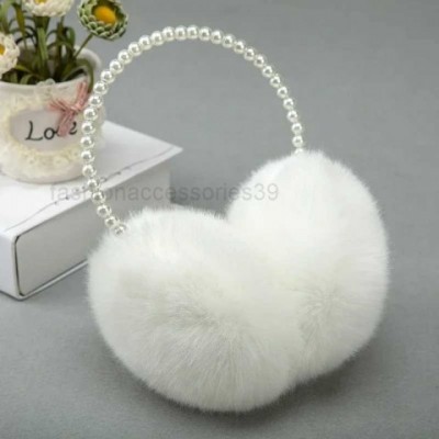Warm Pearl Fur Earmuffs for Women
