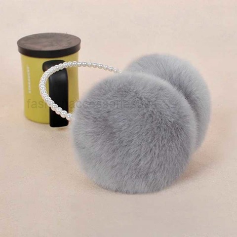 Warm Pearl Fur Earmuffs for Women