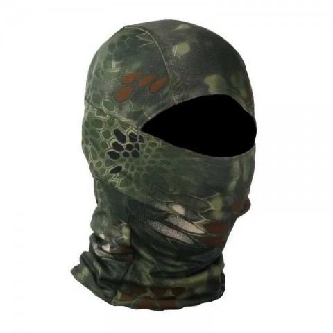 Comfortable 3-Piece Double-Sided Breathable Camo Tactical Face Mask for Men & Women Outdoor Sports