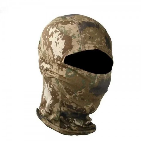 Comfortable 3-Piece Double-Sided Breathable Camo Tactical Face Mask for Men & Women Outdoor Sports