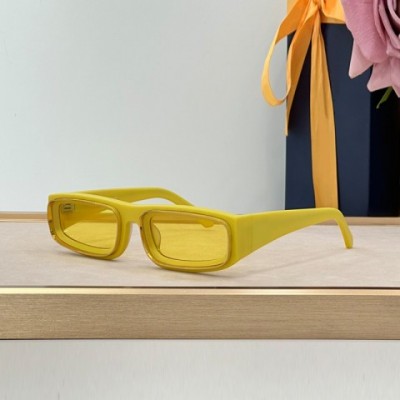 Red Designer Sunglasses for Men - Modern Multi-Color Square Frame