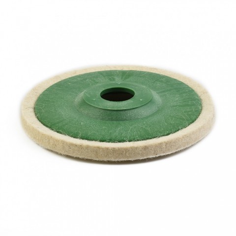 jumlee Wool Buffing Wheel, 5 Inch Diameter, Customizable for Commercial Use
