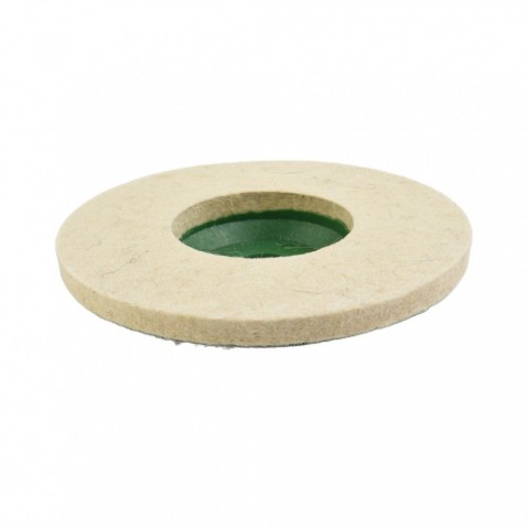 jumlee Wool Buffing Wheel, 5 Inch Diameter, Customizable for Commercial Use