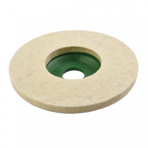 jumlee Wool Buffing Wheel, 5 Inch Diameter, Customizable for Commercial Use