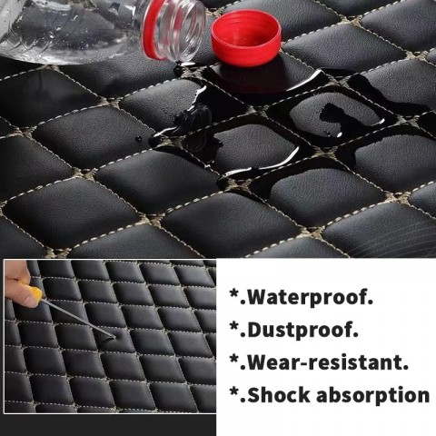 Luxury Artificial Leather Floor Mats for MG HS PHEV 2020-2022 Anti-Dirt & Non-Slip Car Accessories