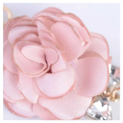 Y2K Style Resin Flower Pearl Pendant Keychain for Girls - Cool Bag Decoration