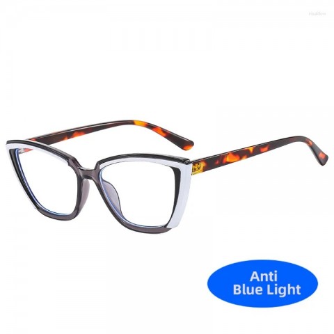 Luxury TR90 Cat Eye Sunglasses for Men and Women with Anti-Blue Light Protection