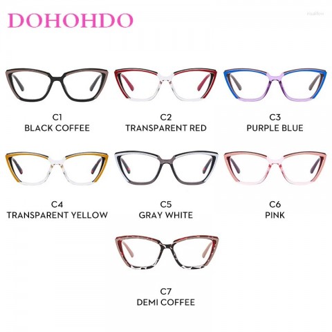 Luxury TR90 Cat Eye Sunglasses for Men and Women with Anti-Blue Light Protection